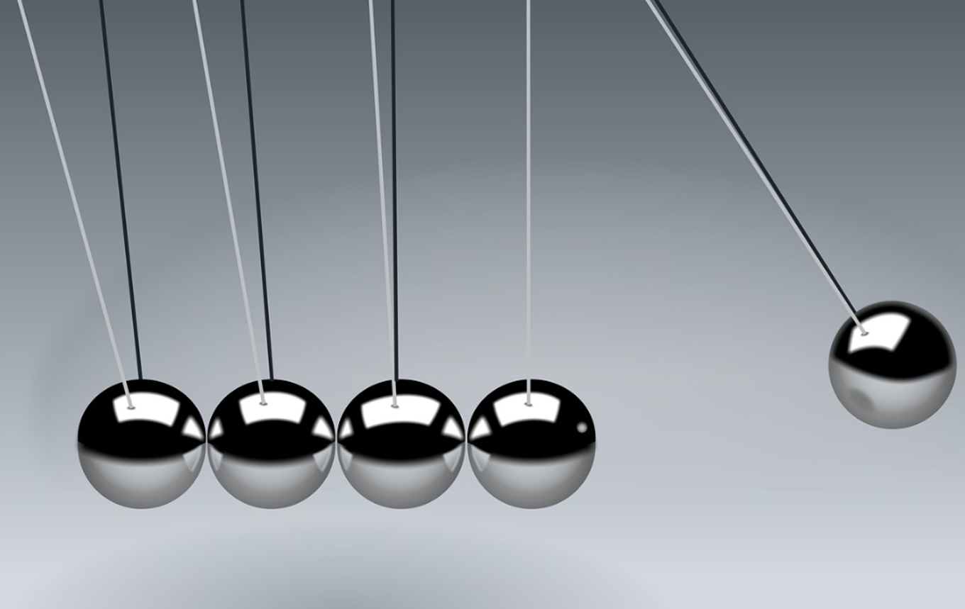 En gruppe svarte sirkler En gruppe svarte sirkler