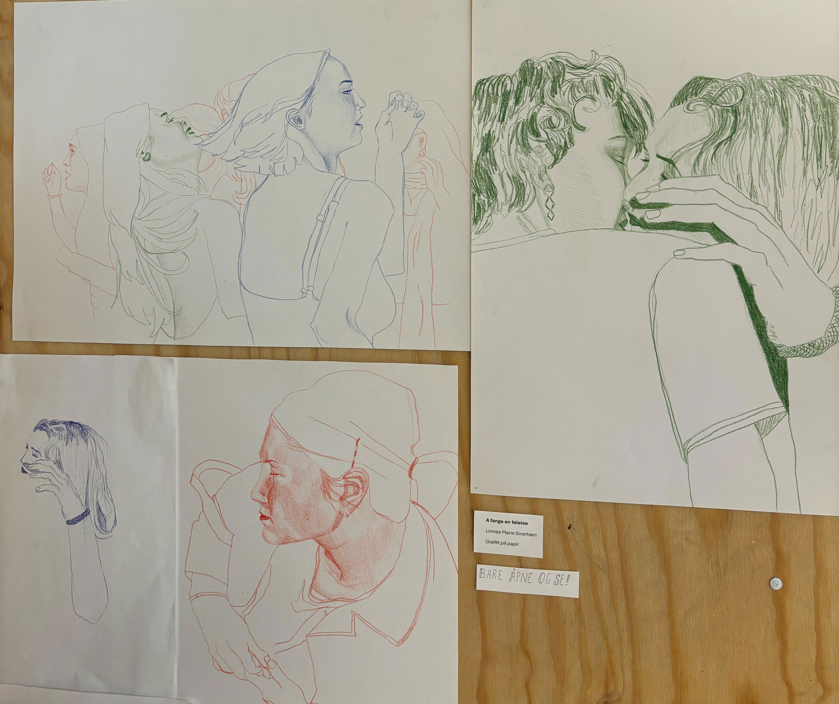 Noen få tegninger på en vegg Noen få tegninger på en vegg