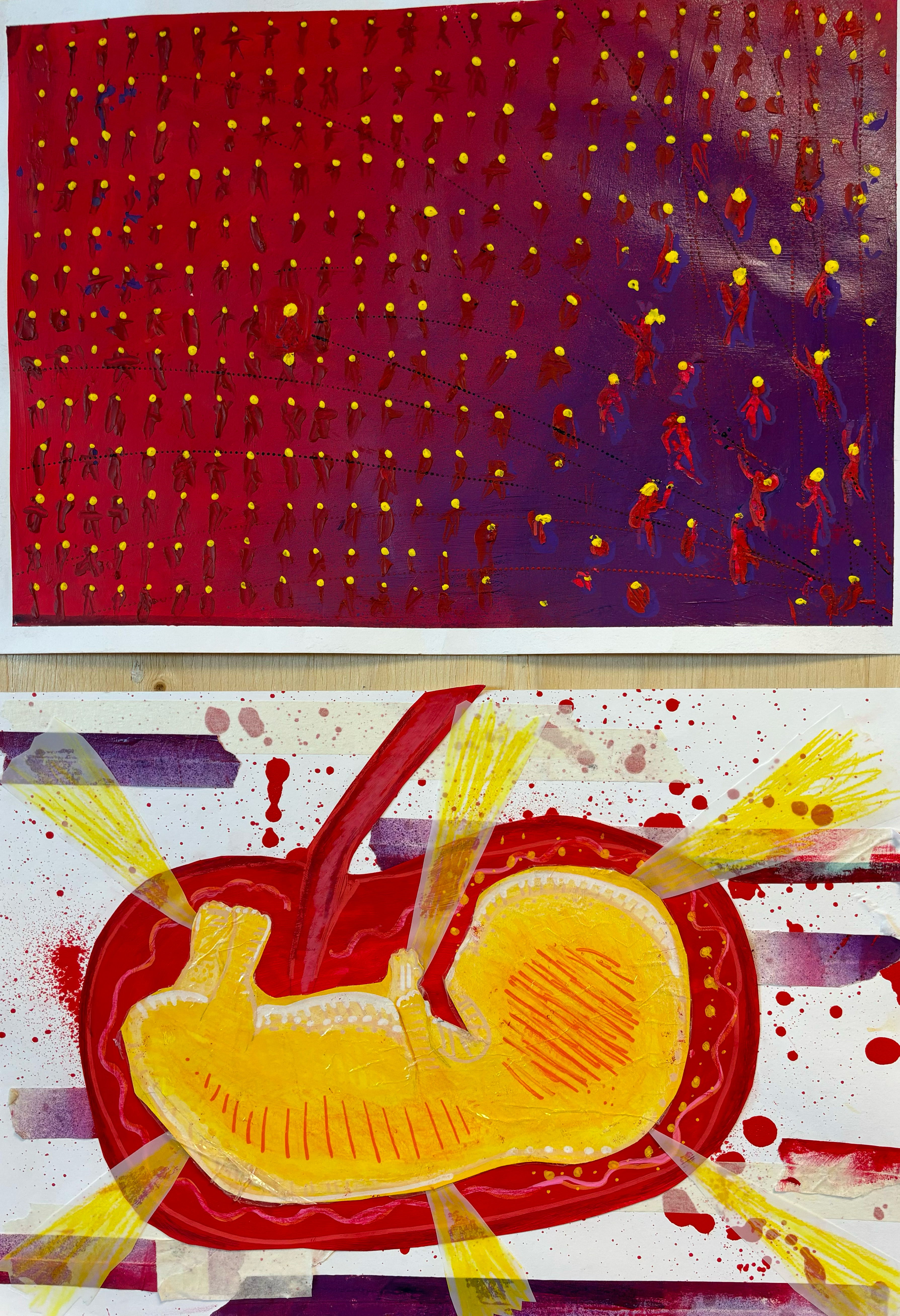 et maleri av en fugl