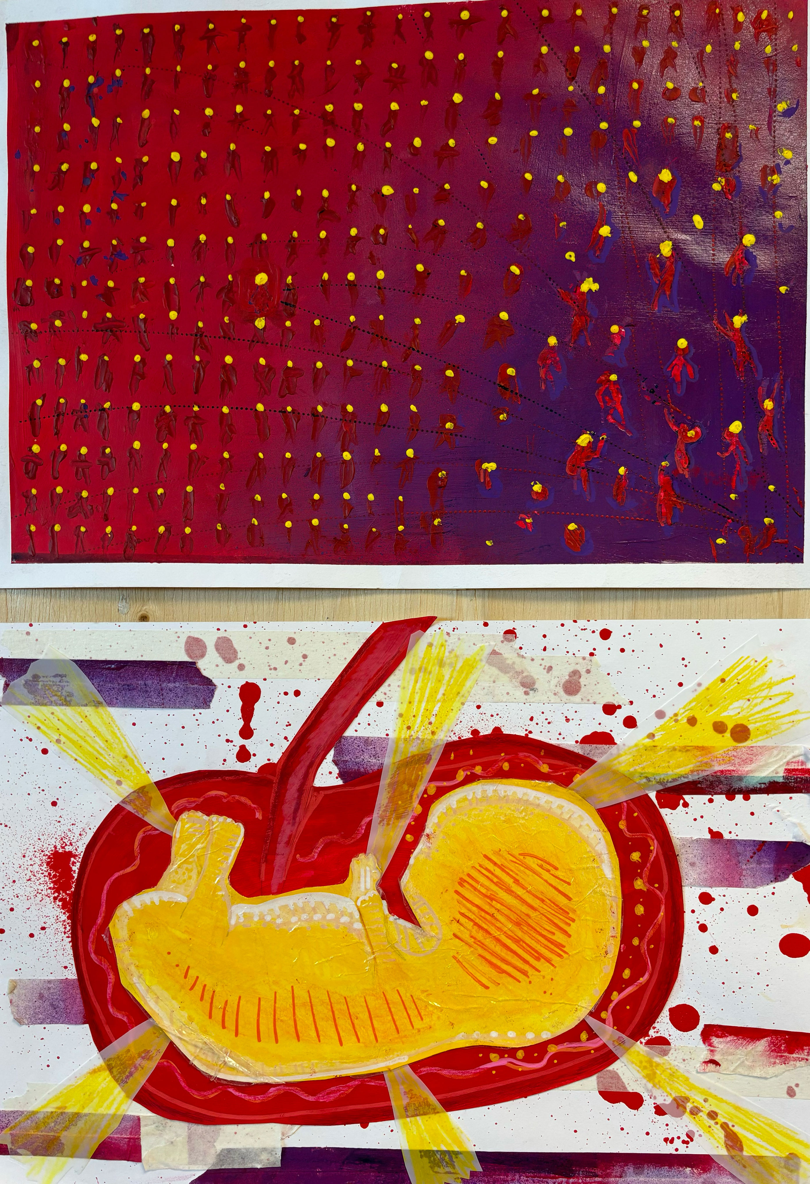 et maleri av en fugl et maleri av en fugl