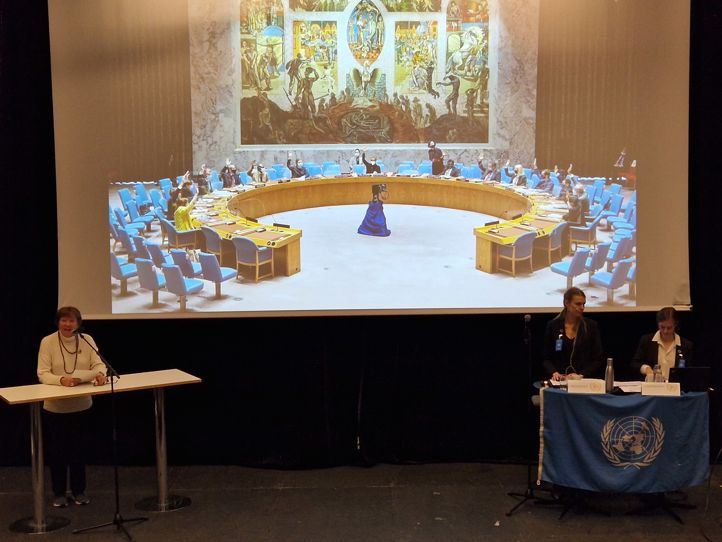 Ordfører Marianne Borgen åpner Fn-rollespillet