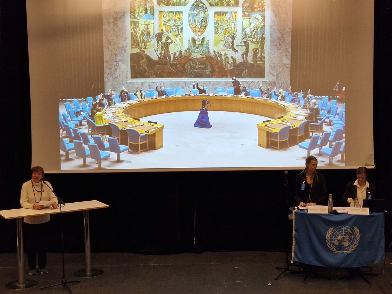 Foto: Heidi Ree Ordfører Marianne Borgen åpner Fn-rollespillet