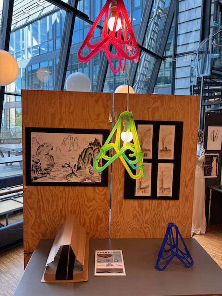 En utstilling av kunst